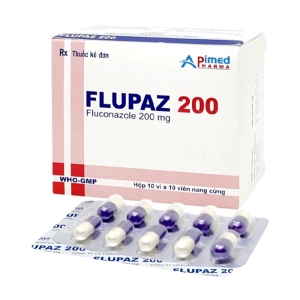 Flupaz 200 Apimed 10 vỉ x 10 viên (Fluconazol)