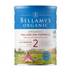 Follow On Formula 2 Bellamy's Organic 900g - Phát triển trí não, thị lực Follow On Formula 2 Bellamy's Organic 900g - Phát triển trí não, thị lực