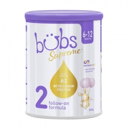 Follow On Formula 2 Bubs Supreme 800g - Hỗ trợ nhu cầu dinh dưỡng cho trẻ Follow On Formula 2 Bubs Supreme 800g - Hỗ trợ nhu cầu dinh dưỡng cho trẻ