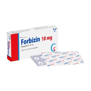 Forbizin 10mg Bidiphar 3 vỉ x 10 viên (Dapagliflozin)
