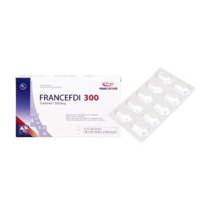 Francefdi 300 Eloge France 1 vỉ x 10 viên (Cefdinir)