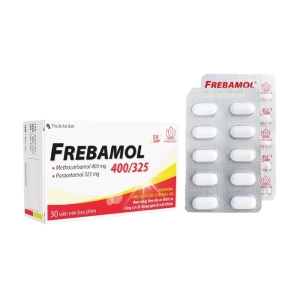 Frebamol 400/325 Fremed 3 vỉ x 10 viên (Methocarbamol + Paracetamol)