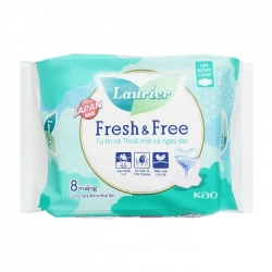 Fresh Free Laurier 8 miếng (siêu mỏng cánh)