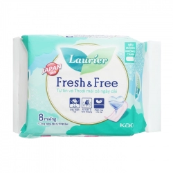 Fresh Free Laurier 8 miếng (siêu mỏng không cánh)