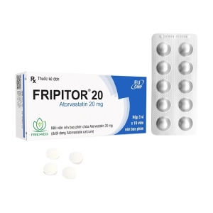 Fripitor 20 Fremed 3 vỉ x 10 viên (Atorvastatin)
