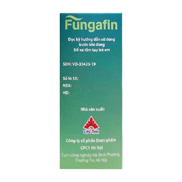 Fungafin 10mg CPC1 Hà Nội lọ 15ml Fungafin 10mg CPC1 Hà Nội lọ 15ml