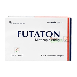 Futaton 30mg Đông Nam 10 vỉ x 10 viên (Mirtazapine)
