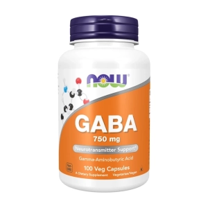 Gaba 750mg Now Foods 100 viên - Hỗ trợ giảm căng thẳng thần kinh