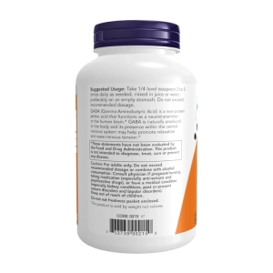 Gaba Pure Powder Now Foods 170g - Bột vận chuyển chất