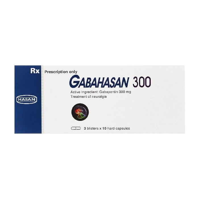 Gabahasan 300 Hasan 3 vỉ x 10 viên Gabahasan 300 Hasan 3 vỉ x 10 viên