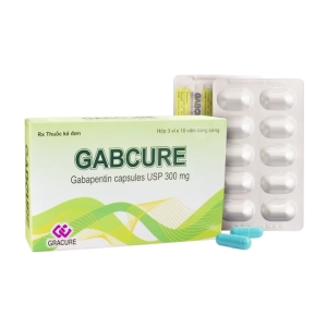 Gabcure 300mg Gracure 3 vỉ x 10 viên (Gabapentin)