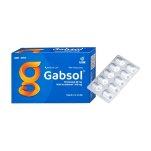 Gabsol Liviat 3 vỉ x 10 viên (Omeprazole + Natri bicarbonat)