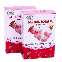 Gạc rốn Đông Fa đã tiệt trùng, Hộp 3 cái Gạc rốn Đông Fa đã tiệt trùng, Hộp 3 cái