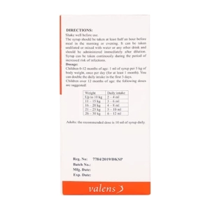 Gadopax Forte Syrup Valens 100ml - Tăng sức đề kháng cho cơ thể