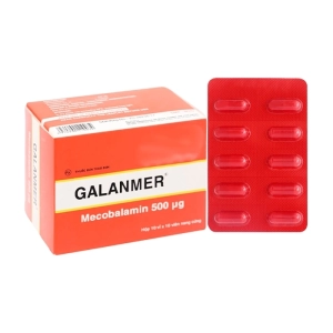 Galanmer 500mcg Bidiphar 10 vỉ x 10 viên (Mecobalamin) Galanmer 500mcg Bidiphar 10 vỉ x 10 viên (Mecobalamin)