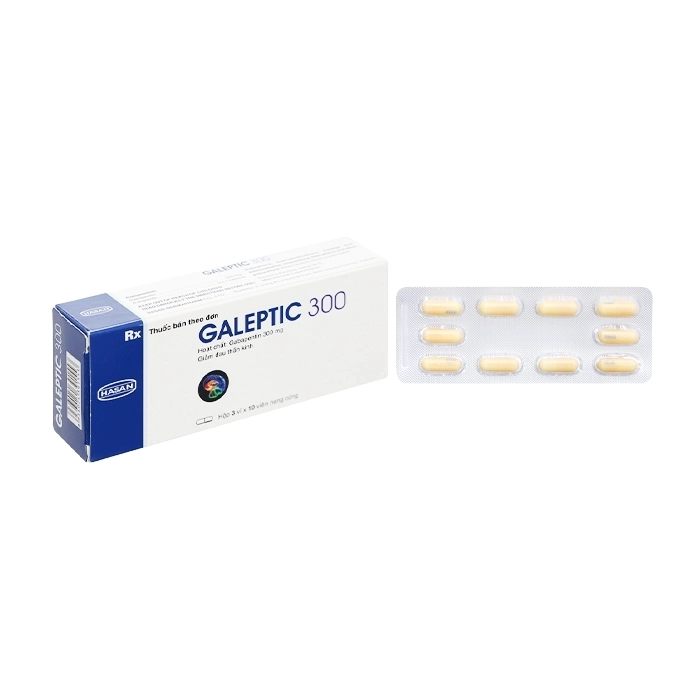 Galeptic 300 Hasan 3 vỉ x 10 viên Galeptic 300 Hasan 3 vỉ x 10 viên