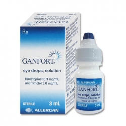 Thuốc nhỏ mắt Ganfort, Hộp 3ml