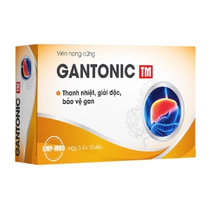 Gantonic TM 3 vỉ x 10 viên - Hỗ trợ thanh nhiệt, giải độc gan
