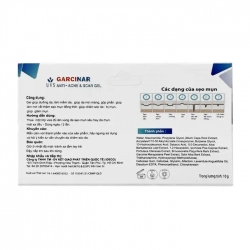 Garcinar UVS 10g - Gel hỗ trợ trị mụn và sẹo mụn Garcinar UVS 10g - Gel hỗ trợ trị mụn và sẹo mụn
