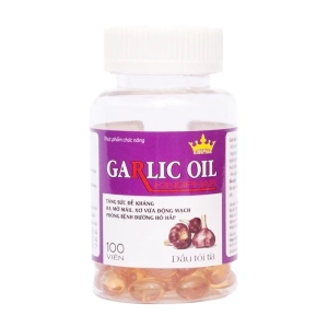 Garlic Oil Kingphar 100 viên - Hỗ trợ giảm mỡ máu Garlic Oil Kingphar 100 viên - Hỗ trợ giảm mỡ máu