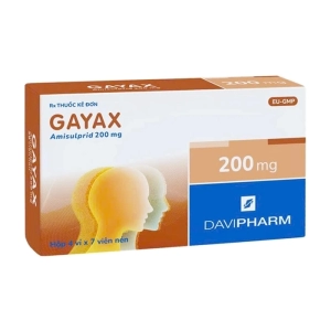 Gayax 200mg Davipharm 4 vỉ x 7 viên (Amisulpride)