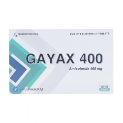 Gayax 400 Davipharm 4 vỉ x 7 viên (Amisulpride)