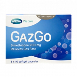Gazgo 200mg Mega 3 vỉ x 10 viên