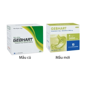Gebhart Davipharm 30 gói x 10g (Guaiazulene + Dimeticone)