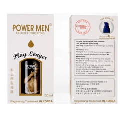 Gel bôi trơn kéo dài thời gian Power Men Play Longer 30ml
