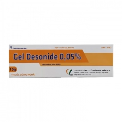 Gel Desonide 0.05% VCP 15g - Gel bôi trị viêm da cơ địa Gel Desonide 0.05% VCP 15g - Gel bôi trị viêm da cơ địa