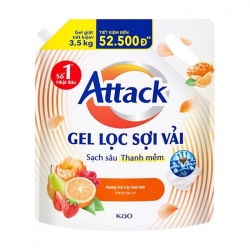 Gel Giặt Attack Hương Trái Cây Tươi Mát 3.5kg