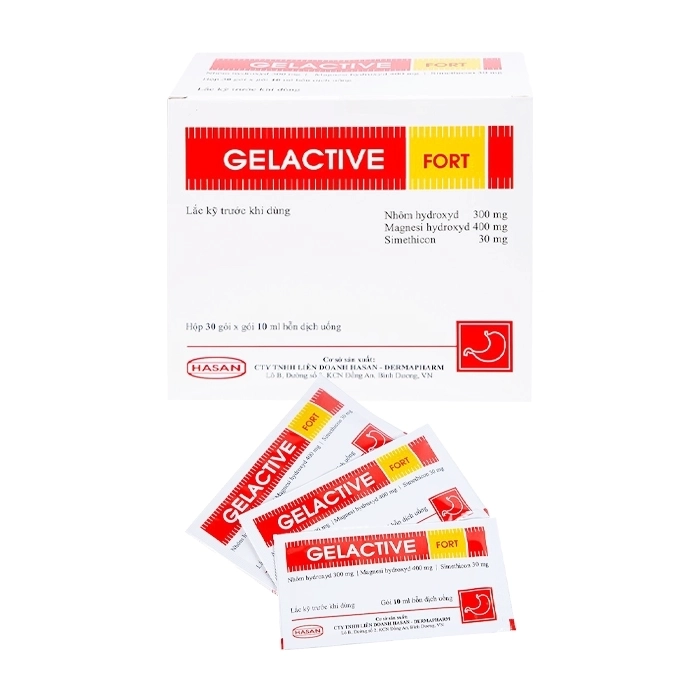 Gelactive Fort Hasan 30 gói x 10ml Gelactive Fort Hasan 30 gói x 10ml