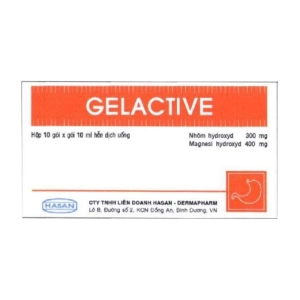 Gelactive Hasan 10 gói x 10ml (Nhôm hydroxit + Magnesi)
