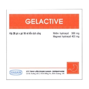 Gelactive Hasan 20 gói x 10ml (Nhôm hydroxit + Magnesi)
