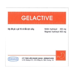 Gelactive Hasan 30 gói x 10ml (Nhôm hydroxit + Magnesi)