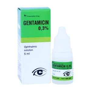 Gentamicin 0.3% Bidiphar lọ 5ml (Gentamicin sulfat)