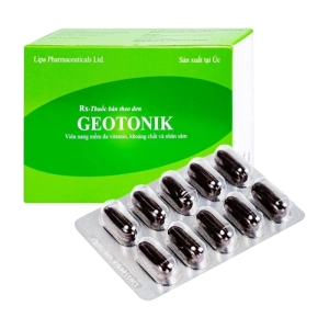 Geotonik Lipa Pharmaceuticals 3 vỉ x 10 viên