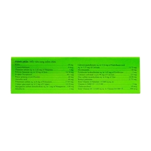 Geotonik Lipa Pharmaceuticals 3 vỉ x 10 viên
