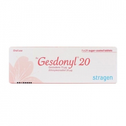 Gesdonyl 20mg Stragen 1 vỉ x 21 viên Gesdonyl 20mg Stragen 1 vỉ x 21 viên