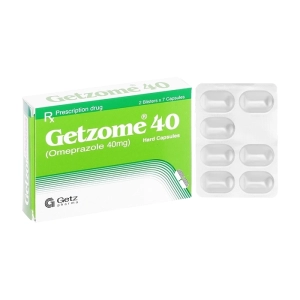 Getzome 40 Getz Pharma 2 vỉ x 7 viên (Omeprazole)