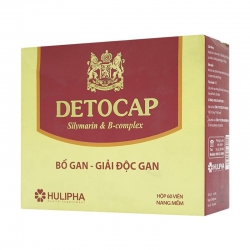 Giải độc gan Detocap, Hộp 60 viên