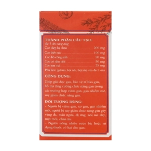 Giải Độc Gan TM Trang Minh 60 viên - Hỗ trợ giải độc gan, bảo vệ gan