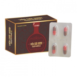 Tpbvsk giải rượu Isopharco, Hộp 16 viên Tpbvsk giải rượu Isopharco, Hộp 16 viên