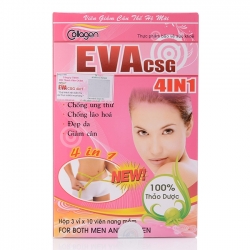 Tpbvsk giảm cân Collagen Eva 4in1 | Hộp 30 viên Tpbvsk giảm cân Collagen Eva 4in1 | Hộp 30 viên