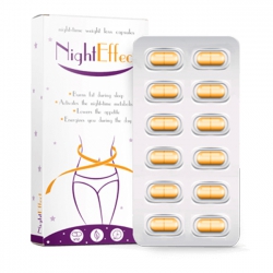 Tpbvsk giảm cân ban đêm Night Effect, Hộp 12 viên Tpbvsk giảm cân ban đêm Night Effect, Hộp 12 viên