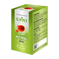 Giảm mỡ trong máu Ovin 3 Giảm Mỡ Máu Thiên Phúc 60 viên