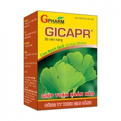Tpbvsk Gpharm bổ não Gicapr, Hộp 30 viên