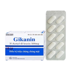 Gikanin 500mg Khapharco 10 vỉ x 10 viên (Acetylleucin)