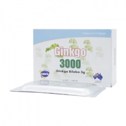 Ginkgo 3000 CMPS 6 vỉ x 15 viên Ginkgo 3000 CMPS 6 vỉ x 15 viên