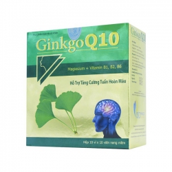 Tpbvsk bổ não Ginkgo Q10 Vinaphar, Hộp 100 viên Tpbvsk bổ não Ginkgo Q10 Vinaphar, Hộp 100 viên